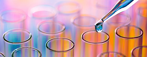 Test tubes and a pipette