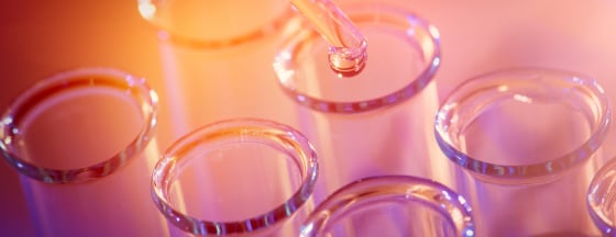 test tubes and a pipette