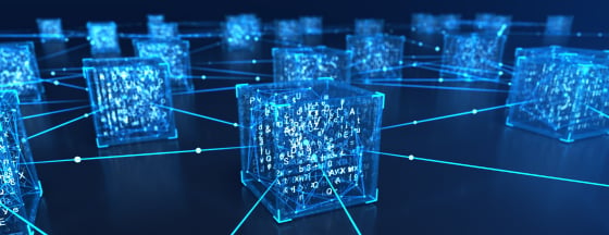 Visualization of blockchain technology