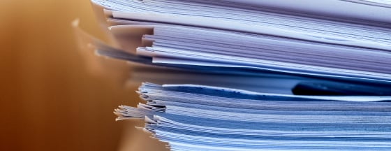 Stack of documents