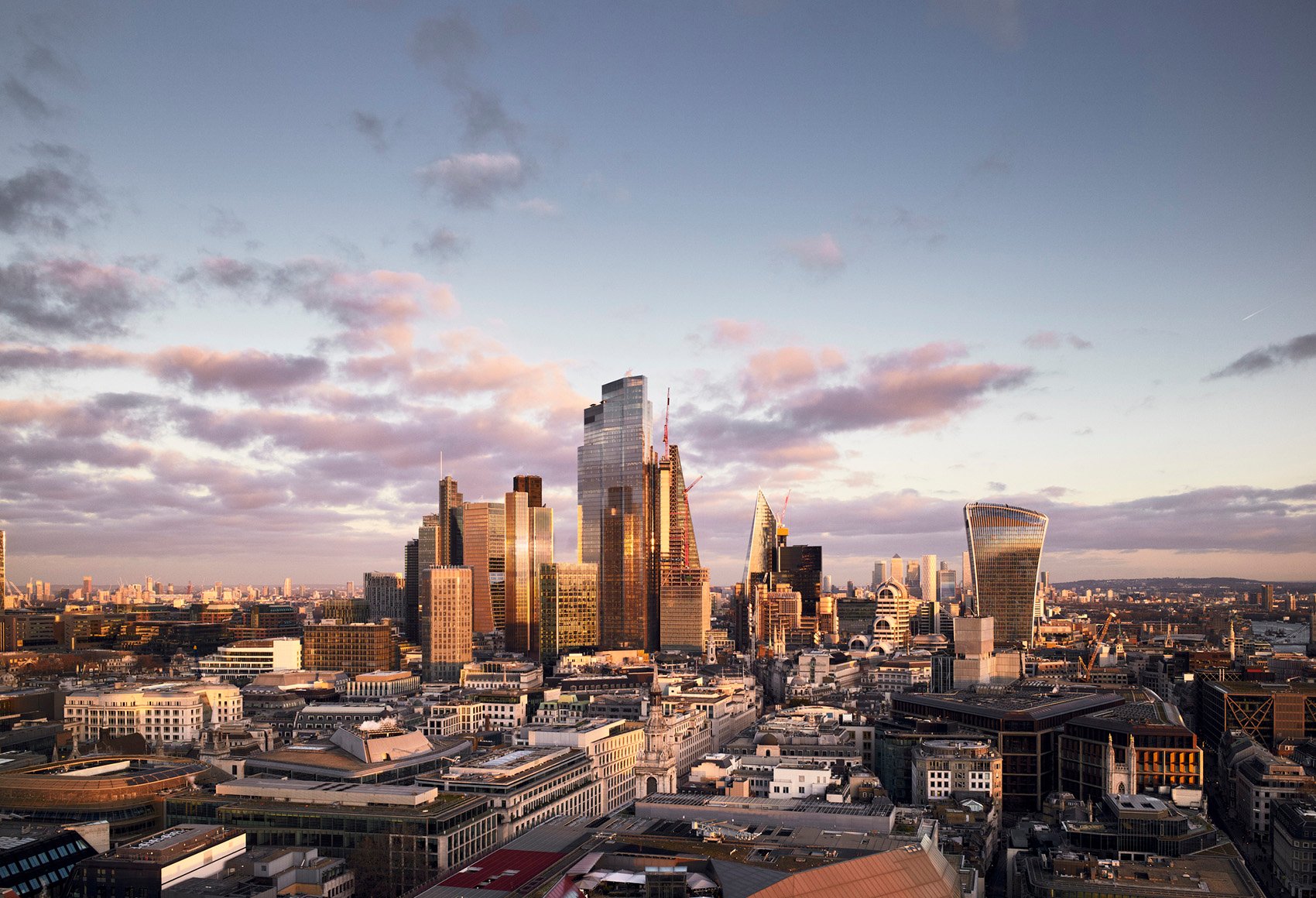 British urban cityscape